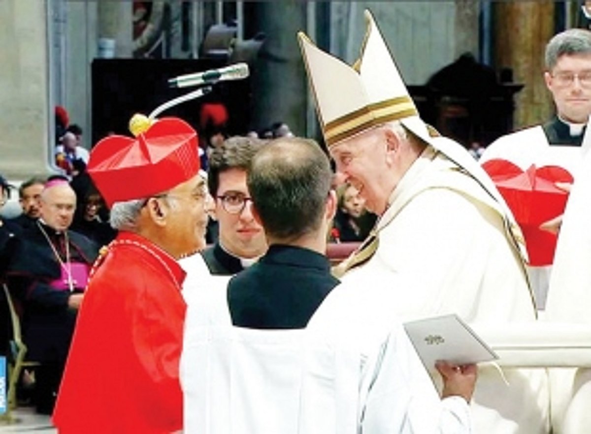 Pope Francis elevates, His Eminence, Archbishop of Goa, Filipe Neri Ferrao as Cardinal