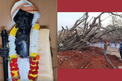 Porvorim : Authorities Relocate Banyan Tree & Khapareshwar Idol