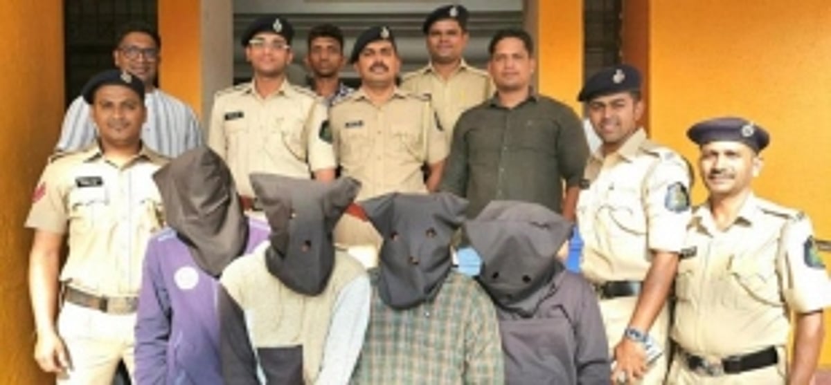 Porvorim Police Busts Illegal Online Cricket Betting Operation in Socorro, Four Arrested