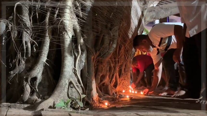 Porvorim Residents Hold Deepotsav to Save Sacred Banyan Tree