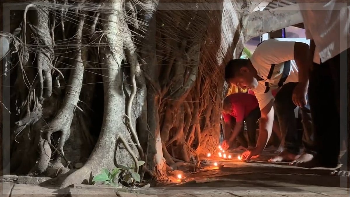 Porvorim Residents Hold Deepotsav to Save Sacred Banyan Tree