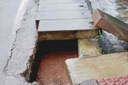 Porvorim uncovered gutters posing as death traps!