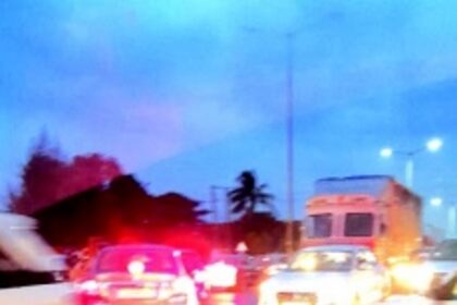 Post traffic police at Karaswaddo junction during peak hours