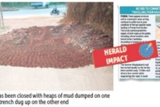 Pothole-riddled Kavlem-Khadpabandh road closed to traffic