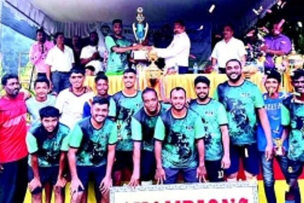 Povação/Dignem/Manzo emerge champs  in Verna 7-a-side football tournament