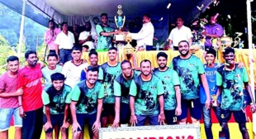 Povação/Dignem/Manzo emerge champs  in Verna 7-a-side football tournament