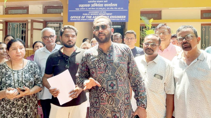 Prabunagar Residents Protest Water Shortage in Ponda, Demand Immediate Action