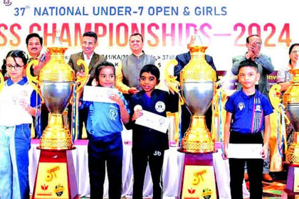 Prayank wins silver medal at U-7
National Chess Championship