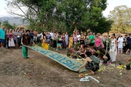 Prayer meet for departed  Danielle McLaughlin held