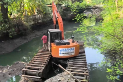 Pre-Monsoon desilting of St. Inez Creek commences amid environmental concerns