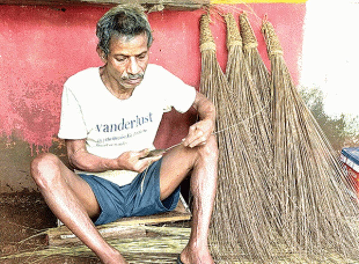 Preserving a traditional craft in  a digital age: Meet coconut broom maker Sonu Gaonkar