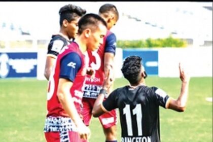 Princeton scores his 1st senior goal