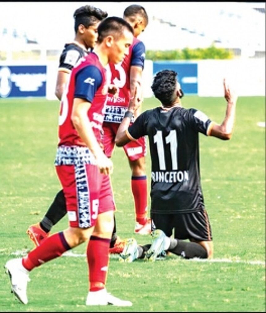 Princeton scores his 1st senior goal