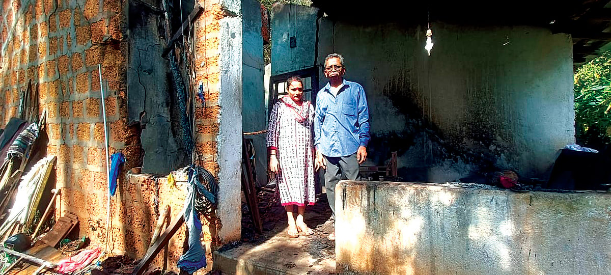 Priol family devastated as fire destroys home