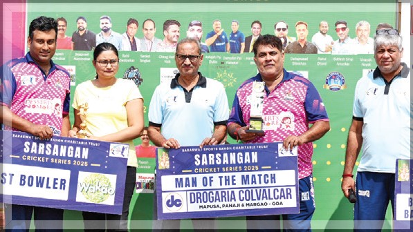 Priority Titans and Vimson Panjim Powerplay Secure Wins to Advance in Sarsangan Super Series