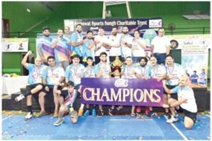 Priority Titans win Sarsangan badminton league title