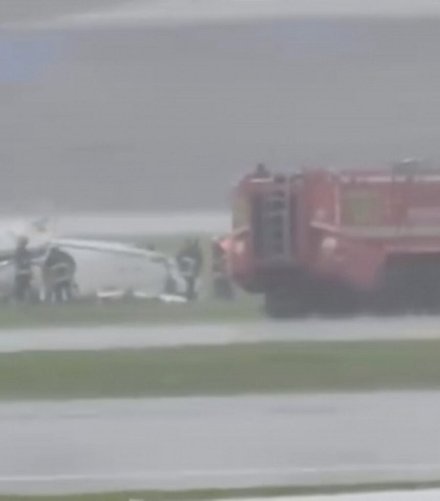 Private Jet Crashes At Mumbai Airport 1 Private Jet Crashes At Mumbai Airport