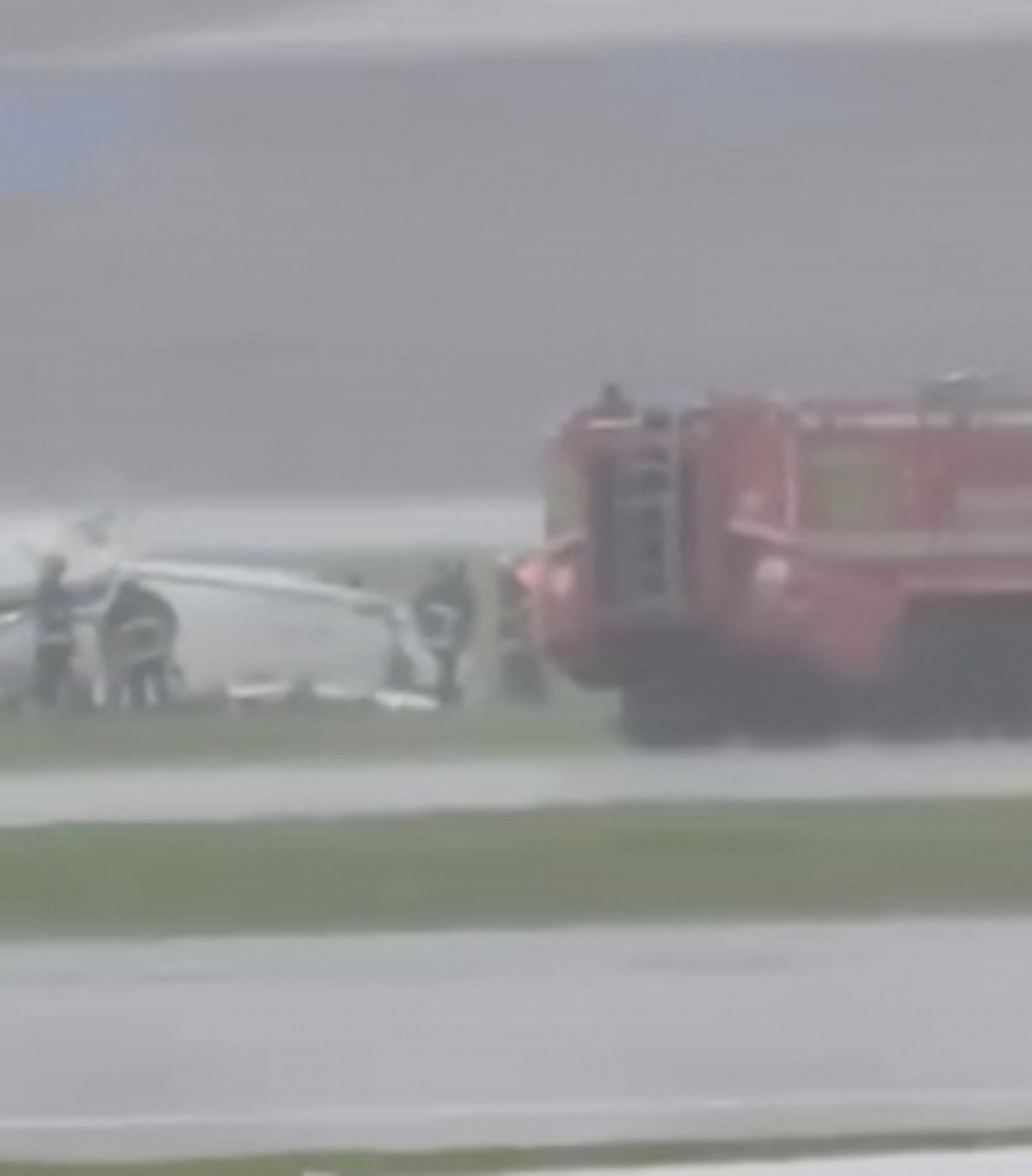 Private Jet Crashes At Mumbai Airport