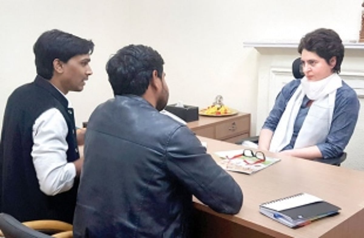 Priyanka Gandhi assumes charge as AICC general secretary