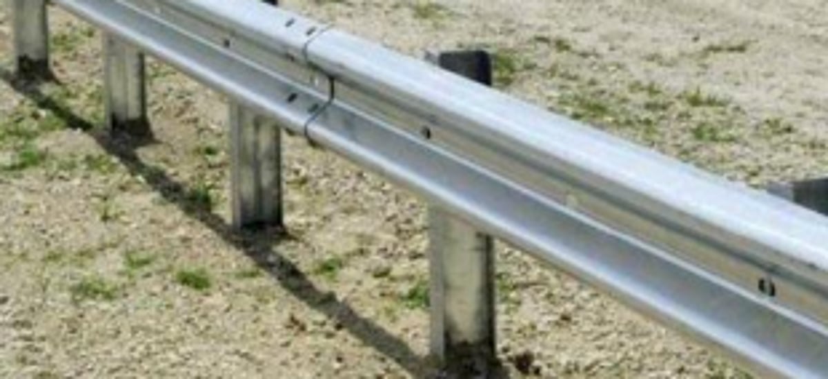 Protective railing poses  danger