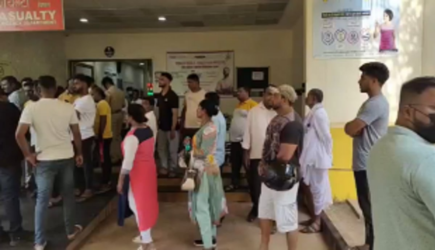 Protest Erupts at Chicalim Hospital Over Alleged Negligence in Child's Tragic Death