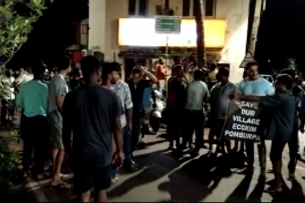 Protest in Ecoxim & Pomburpa Against Alleged Illegal Construction