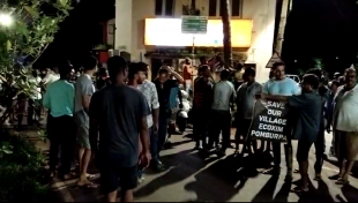 Protest in Ecoxim & Pomburpa Against Alleged Illegal Construction