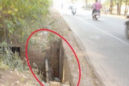 Provide railing along  roadside at Dhavali