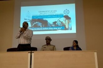 Public calls for road improvement alongside road safety awareness drive in Ponda
