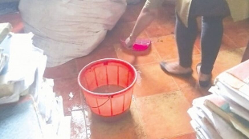 Public records at risk as Margao Municipal Council building suffers water seepage