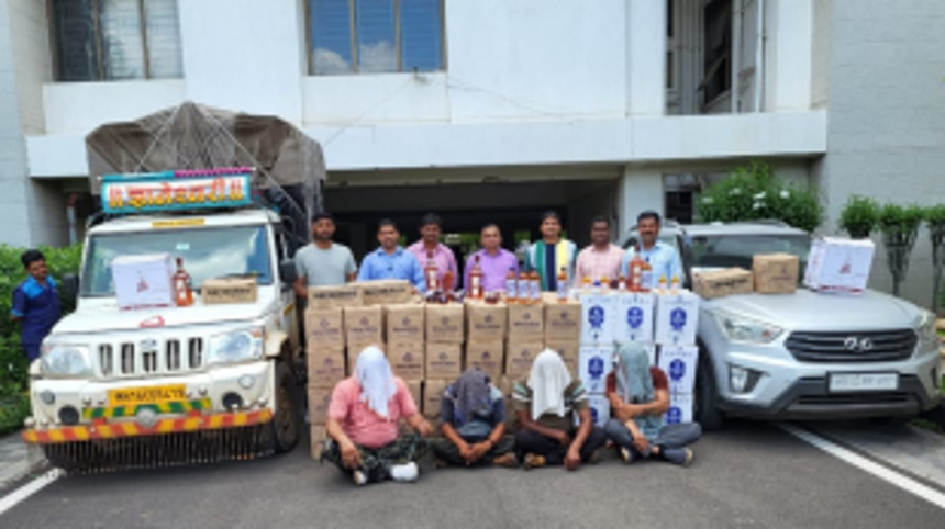 Pune State Excise Department Cracks Down on Goa Liquor Smuggling