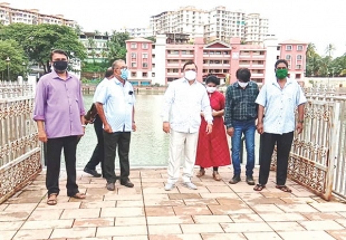 P’yat Min inspects Vaddem Lake, ahead of Ganesh Chaturthi