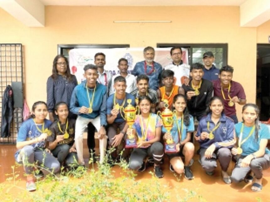 Quepem Government College claims Men and Women Cross Country Inter-Collegiate Championship