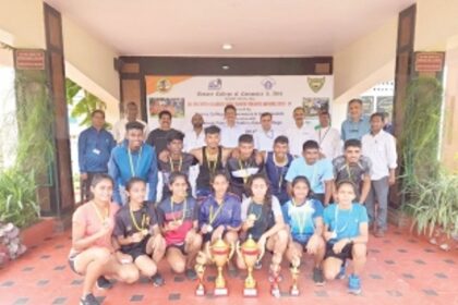 Quepem Govt College win cross country races
