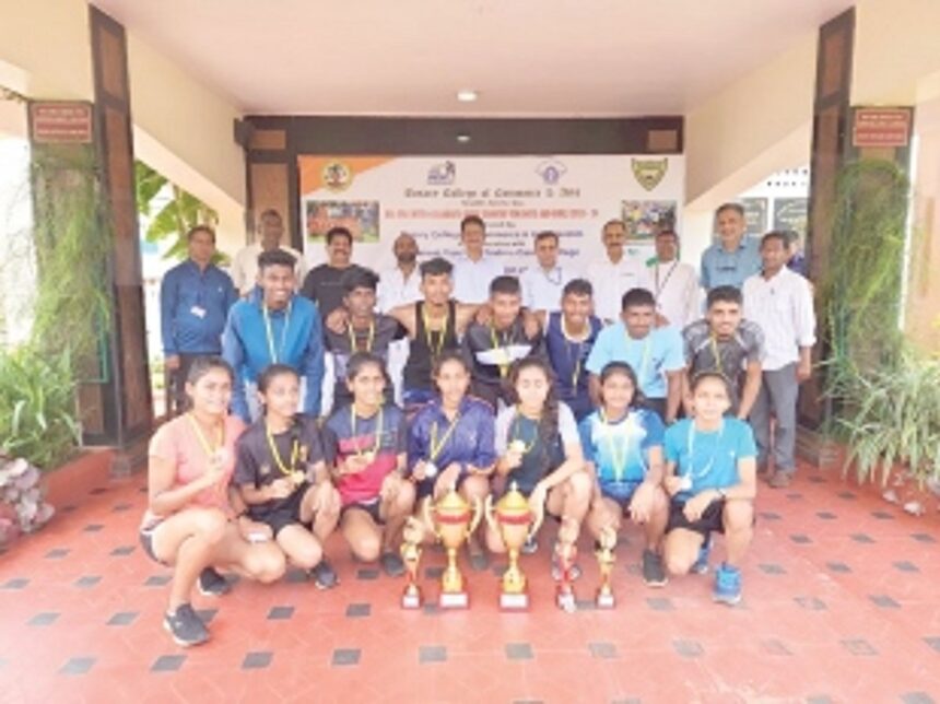 Quepem Govt College win cross country races