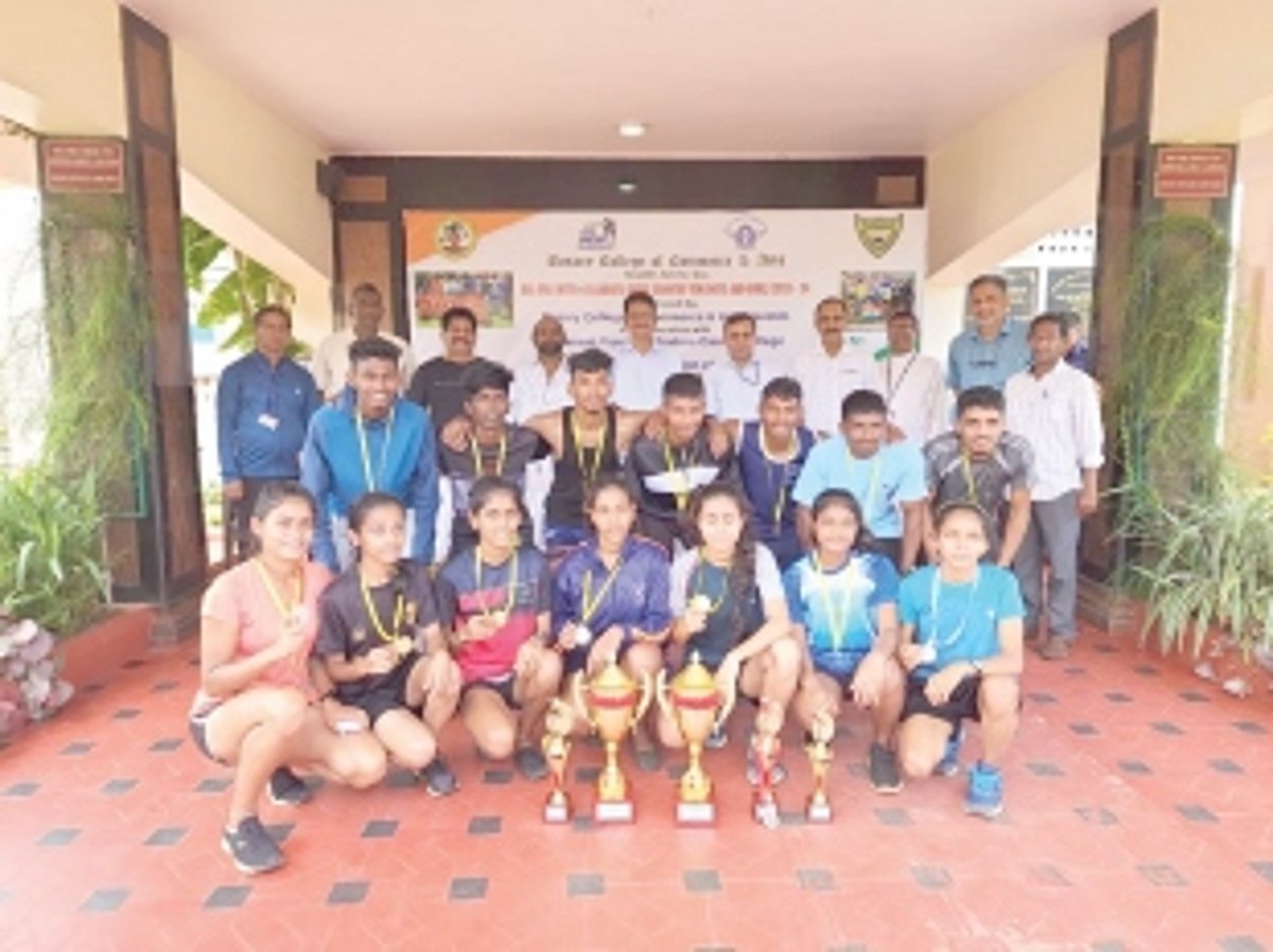 Quepem Govt College win cross country races