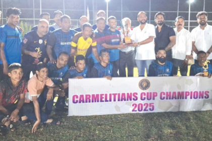 Quepem Veterans Clinch 1-0 Victory Over Ilhas Veterans to Win 1st Carmelitians Veterans Football Cup