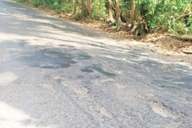Quepem residents upset over poor condition of Tilamol-Karally road