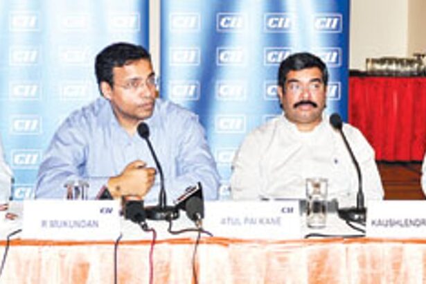 R Mukundan, Chairman CII Western Region and MD-Tata Chemicals Ltd interacts with the media
