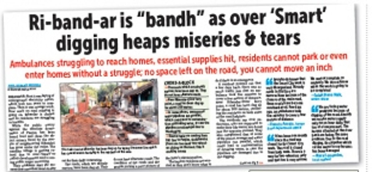 RIBANDAR ROARS: Is it May? Is it June? Is there any deadline for the misery to end?