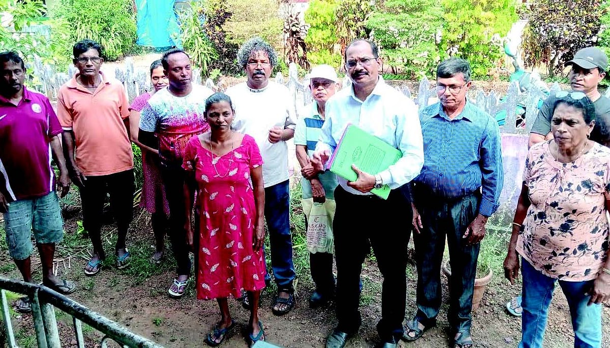 RVNL completes land demarcation at Velsao amidst heavy police protection