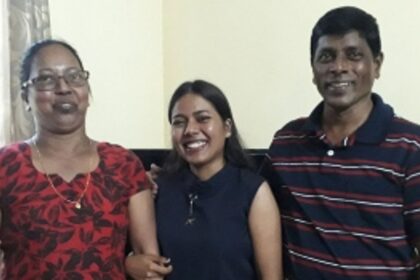 Rachel providentially returned to Goa from Ukraine just before the war