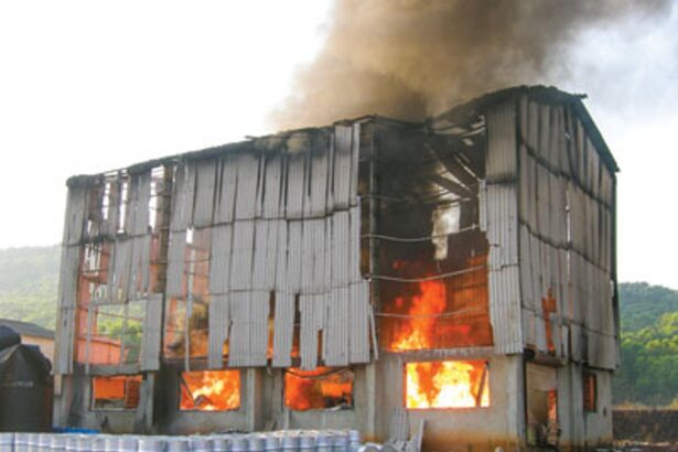 Rahashree chemical factory that went up in flames