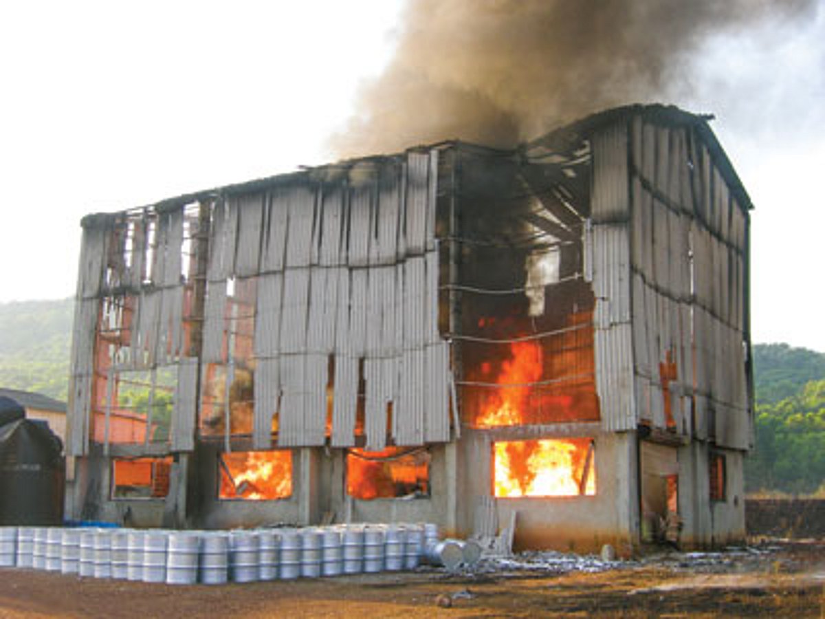Rahashree chemical factory that went up in flames