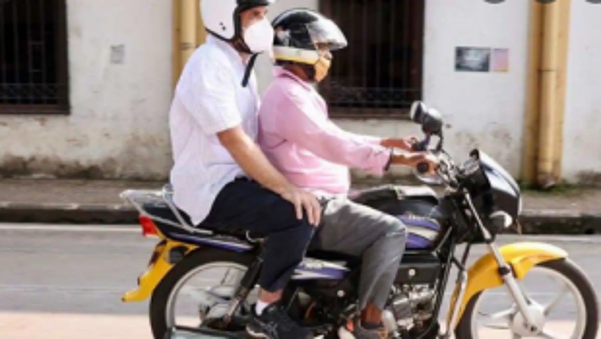 Rahul takes a ‘pilot ride’