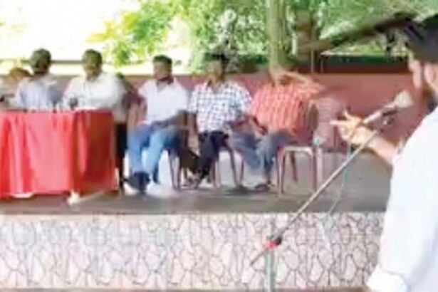 Raia gram sabha resolves to stop RG members from video recording meeting