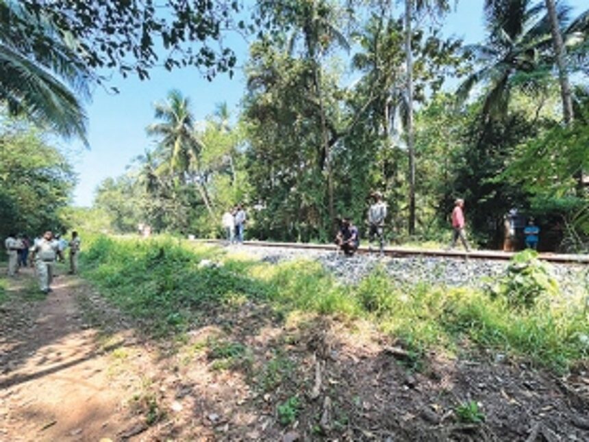 Railway authorities fell trees, dump debris after barging into private land, allege  Velsao residents