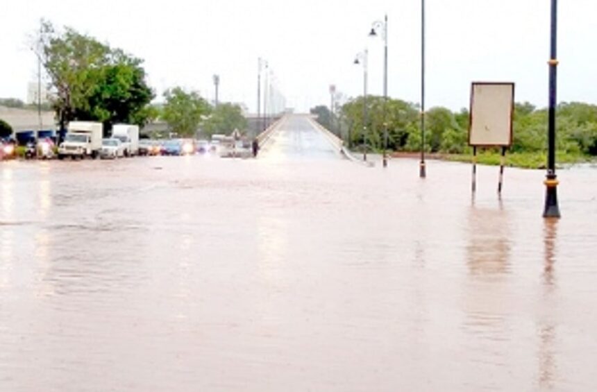 Rain fury pauses normal life