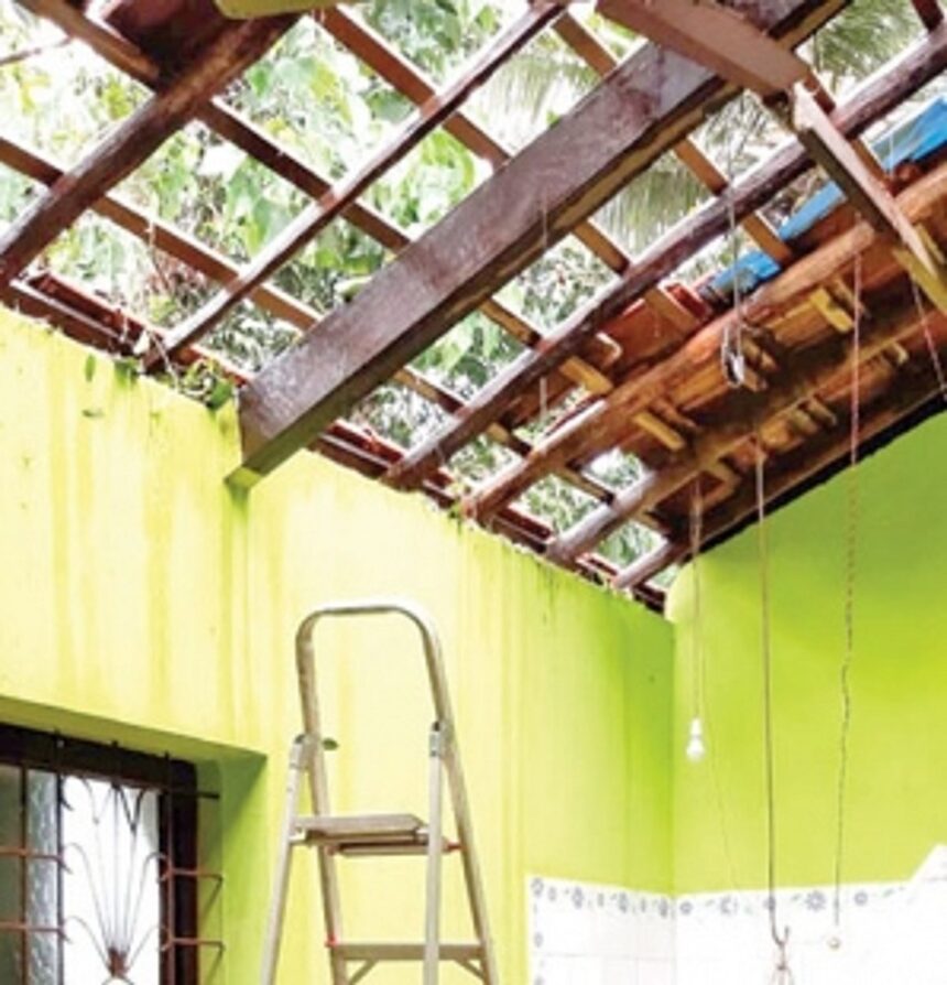 Rains leave trail of destruction in Bicholim