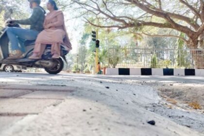 Raised ‘crosswalks’ on Dayanand Bandodkar road offers a bumpy ride to motorists